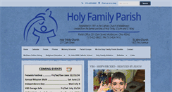 Desktop Screenshot of holyfamilymiddletown.com